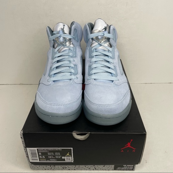 Nike Air Jordan 5 Retro WMNS “Bluebird” NEW 2021 - Picture 2 of 4